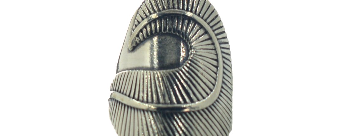 Ασημένιο 925 σκαλιστό δαχτυλίδι