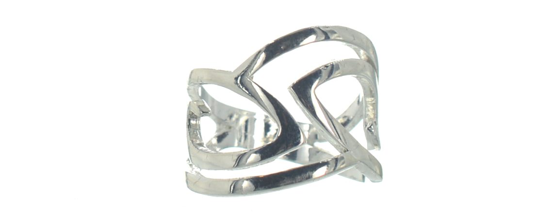Ασημένιο 925 μοντέρνο δαχτυλίδι