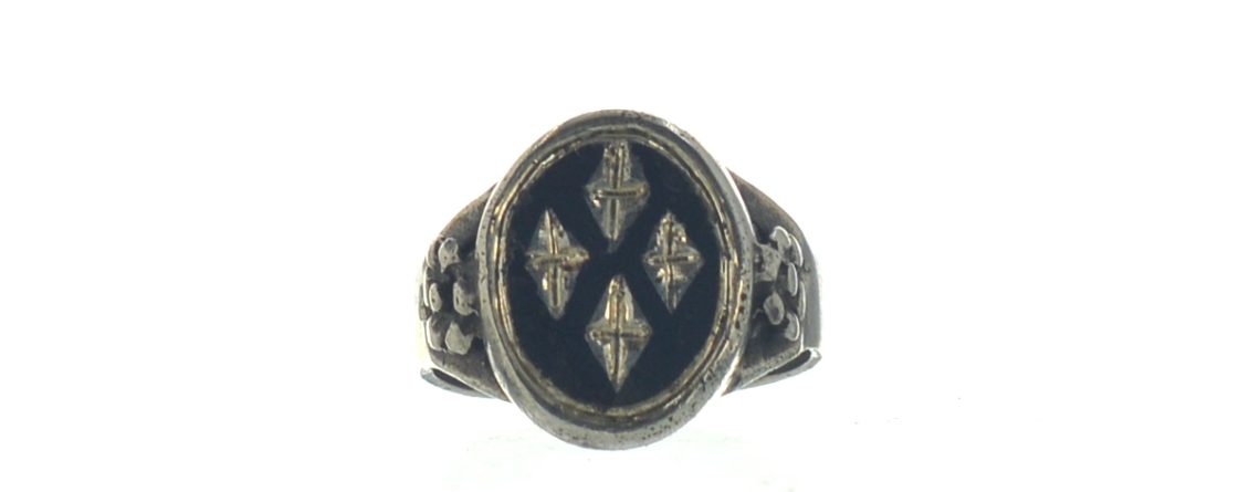 Ασημένιο 925 δαχτυλίδι με σταυρούς